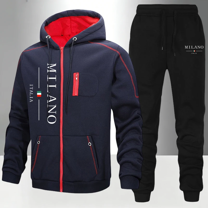 Setelan Pria Italia/Mantel/Cel - Winter Clothing Matching ulasan dan harga