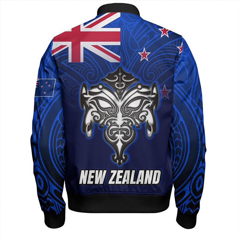 Jaket tato Maori motif bendera - Winter Clothing Nz ulasan dan harga