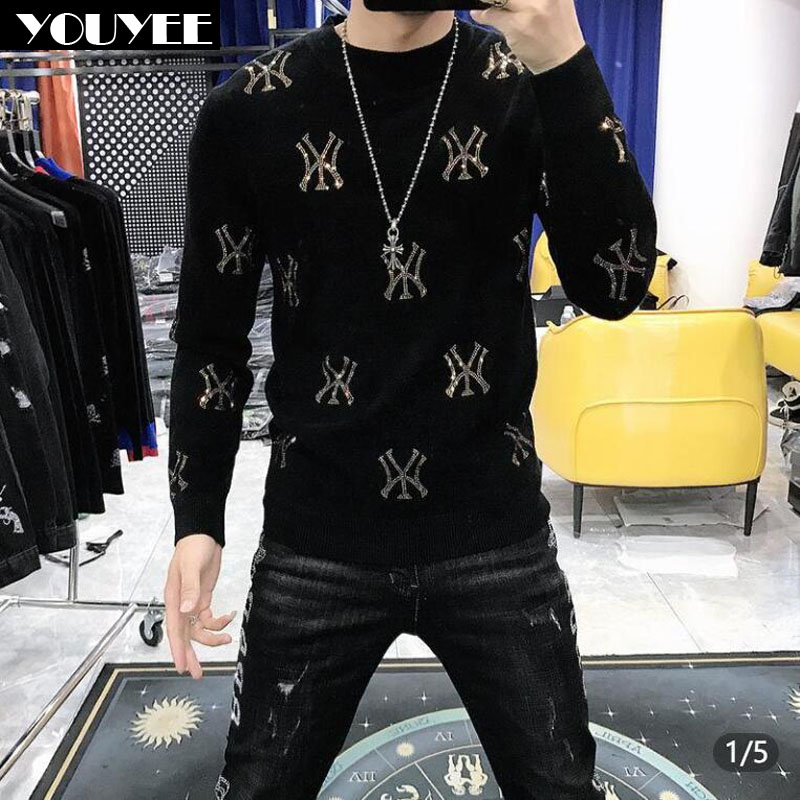 Sweter Pria Fashion Kasual Ber - Winter Clothing English ulasan dan harga