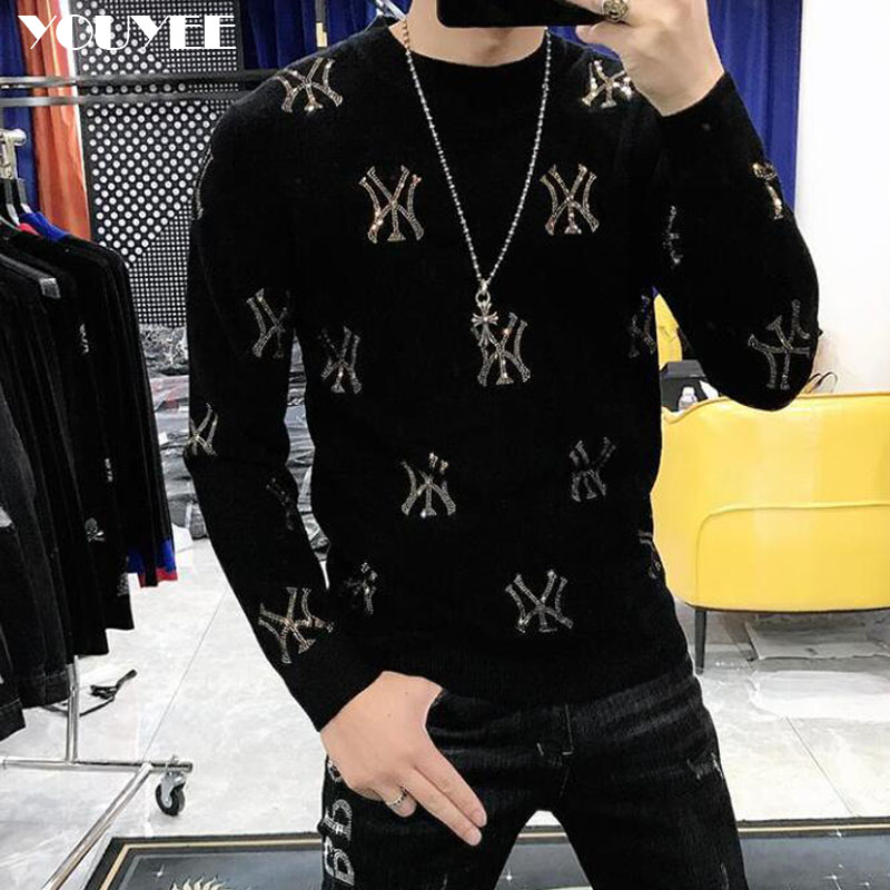Sweter Pria Fashion Kasual Ber - Winter Clothing English ulasan dan harga