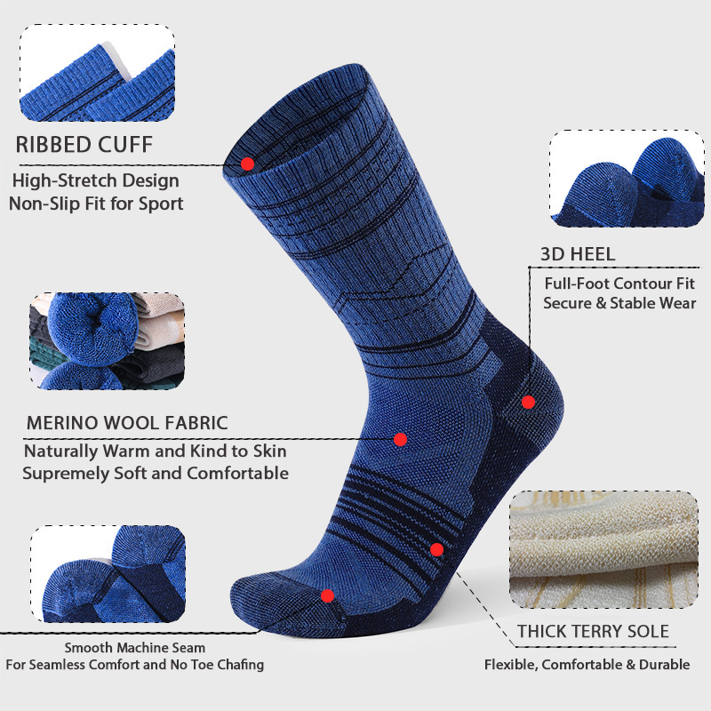 Kaus Kaki Boot Wol Merino, Ter - Thermal Sock Merino ulasan dan harga